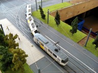 Hier hatte sich irgendetwas beim Abbiegen verkeilt.