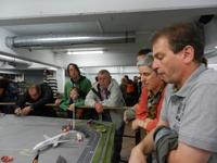 Nach dem Enteisen geht es dann wieder auf die Rollbahn