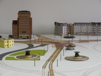 Ein Überblick über den derzeitigen Bauzustand am Albertplatz