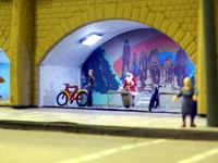 Mit dem Fahrrad ging es dann am Sonntag weiter