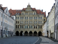 Das 1903 fertig gestellte Neue Rathaus am Untermarkt
