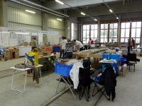 Um 16:00 Uhr wurde mit dem Abbau der Anlagen begonnen.