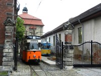 Am Betriebshof der Naumburger Stra&szlig;enbahn.