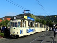 Ein Fotohalt mit zwei Dreiwagenz&uuml;gen.
