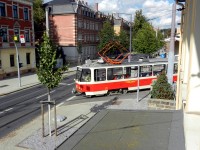 Der T6A2 wurde aus dem Museum herausgefahren.