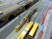 Zwei Bahnen auf dem selben Gleisst&uuml;ck - geht meist nicht gut...