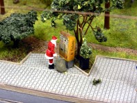 Auch der Weihnachtsmann braucht eine Fahrkarte.