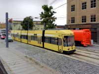 Testfahrt in Mickten auf der Leipziger Stra&szlig;e.