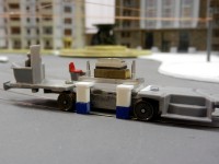 Das Gleisreinigungsmodul des Schleifzuges.
