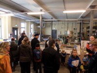 Viele Besucher schauten sich am Bahnhof Mitte um.