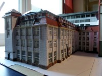 Das Gebäude der ehemaligen Verlagsdruckerei ist fertig.