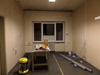 Der leere Raum, viel Arbeit versprechend.