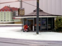 Am Sonntag besuchte der Weihnachtsmann den Servicepunkt am Albertplatz.