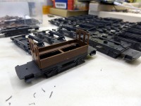 Die Rahmen f&uuml;r die Triebwagen sind alle fertig gebaut.