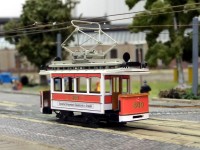 Der historische Triebwagen 309 am Drey&szlig;igplatz