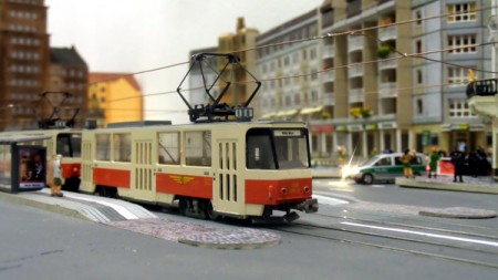 Auf der Linie 6 war der T6A2 unterwegs - Haltestelle Albertplatz.