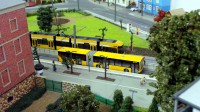 Endstation f&uuml;r Busse und Stra&szlig;enbahnen: Gleisschleife Riegelplatz