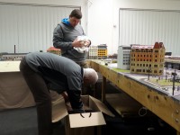 F&uuml;r weitere Bauarbeiten wurden die Segmente wieder abgebaut.