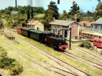 Irgendwo in Frankreich: Kleine Eisenbahnszene.