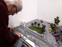 Provisorische Reparaturen werden durchgeführt.