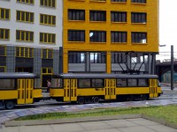 Kurz vor der Haltestelle <i>Bahnhof Mitte</i>.