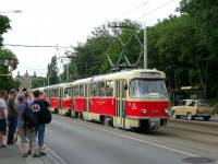 Am Abend ging es mit der Straßenbahn in das Straßenbahnmuseum.
