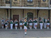 Eröffnet wurde die "Kleine Bahn" vom Dresdner Spielmannszug.