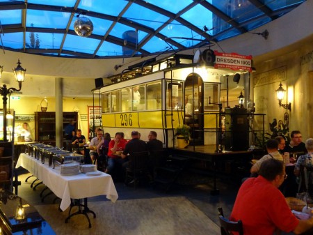Das Abendessen fand im "Dresden 1900" statt.