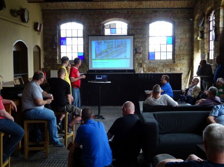 Das Abendessen fand im "Dresden 1900" statt.