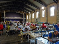 Am Sonntagabend war alles vorbei: Abbau der Anlagen.