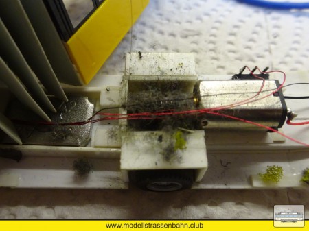 Viel Fahrbetrieb sorgt für viel Arbeit: Schmutz im Getriebe