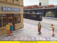 Im Original schwer zu fotografieren, im Modell auch: die Dynamobahn