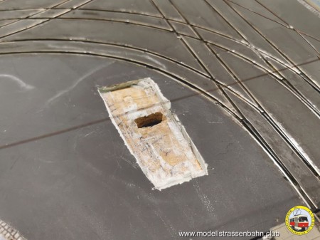 Der Abzweig muss erneuert werden.