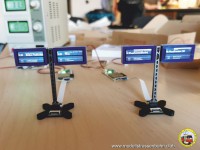 Alle vier Gleise sind eingerichtet.