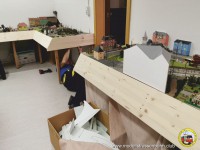 Die Infoboards in der Rohfassung.