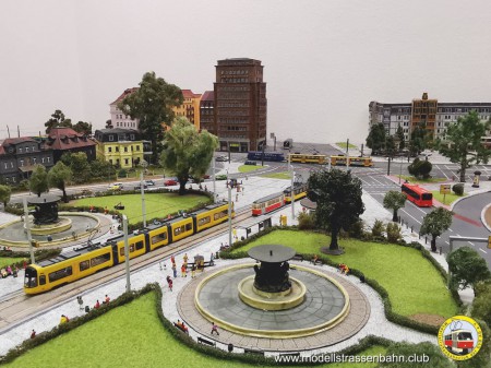 Probefahrten vor der Weihnachtsausstellung