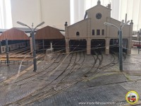 Blick in die alte Wagenhalle