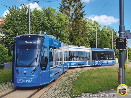 Die gro&szlig;e Stra&szlig;enbahn in M&uuml;nchen