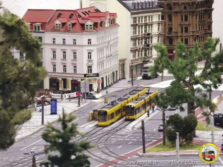 Blick in die Bautzner Stra&szlig;e